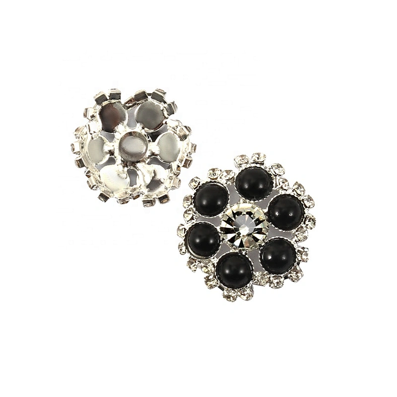 Kavatar Wholesale Bulk Crystal Gold Green Button For Garment