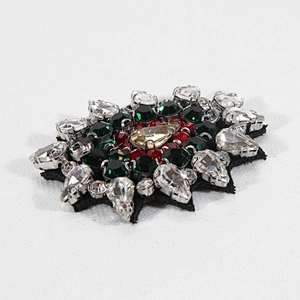 Kavatar custom design rhinestone beaded patches