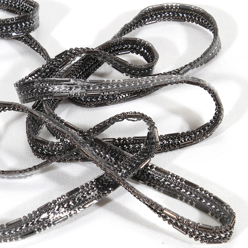 New Garment Decoration Accessories Beads Rhinestone Chain Hotfix Transfer Ribbon