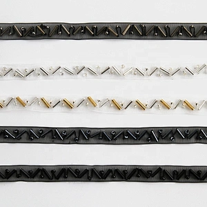 Wholesale factory supply decoration bead handmade trim lace garment accessories for cloth