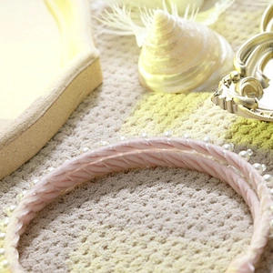Wholesale beads pearl rhinestone handmade party hair band accessories headband fashion decorative girls hair hoop