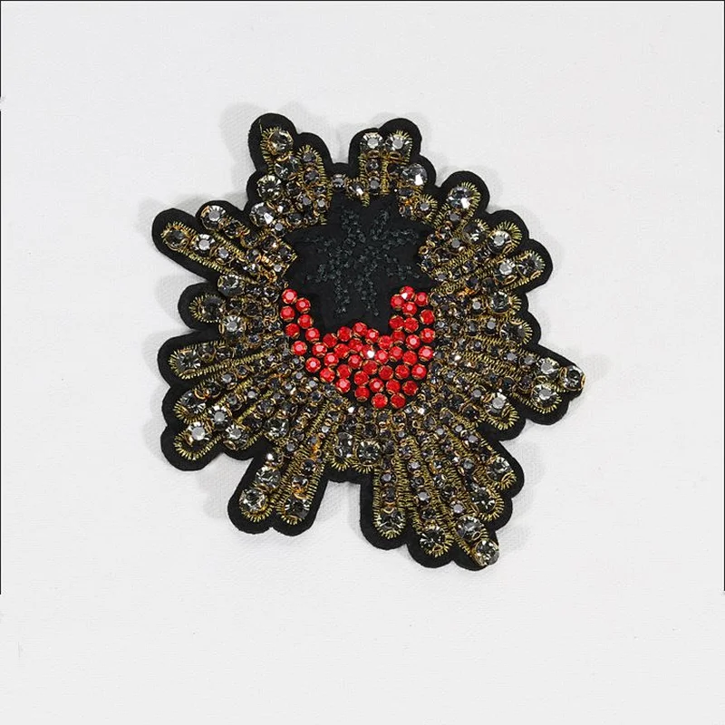 Special Design Beaded Crystal Rhinestones Patches Sewing Accessories