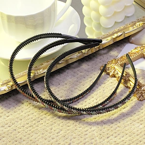Headbandfemale simple solid color splice color simple wind lady headband, hair band