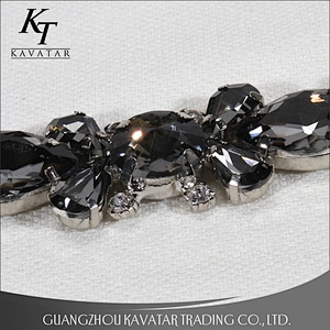 Rhinestone chain trims for shoes transfers
