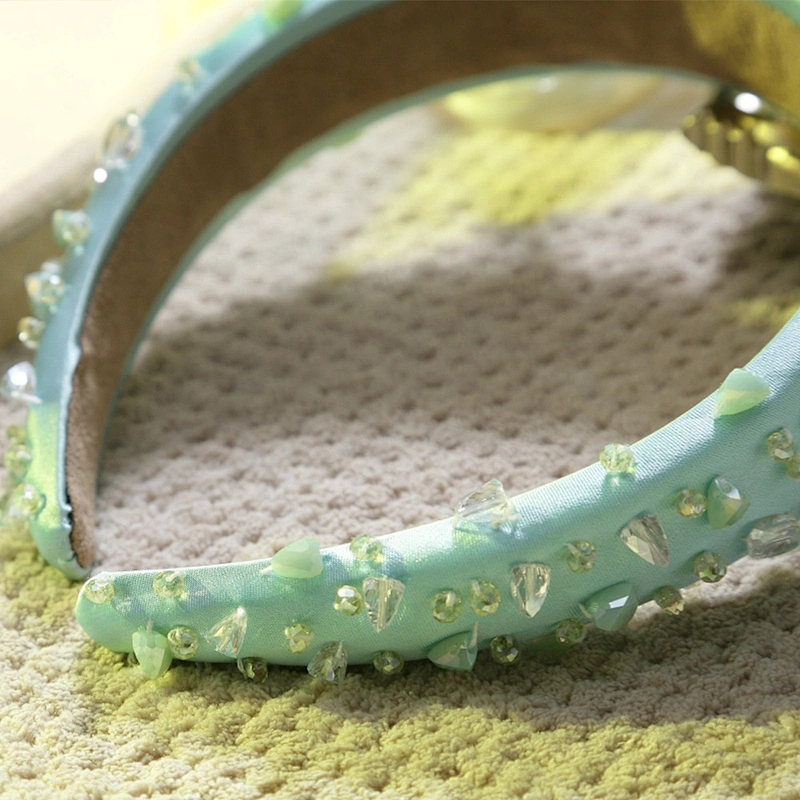Headbands for girls hair accessories  rhinestone headbands  Small drill nail bead designer headbands
