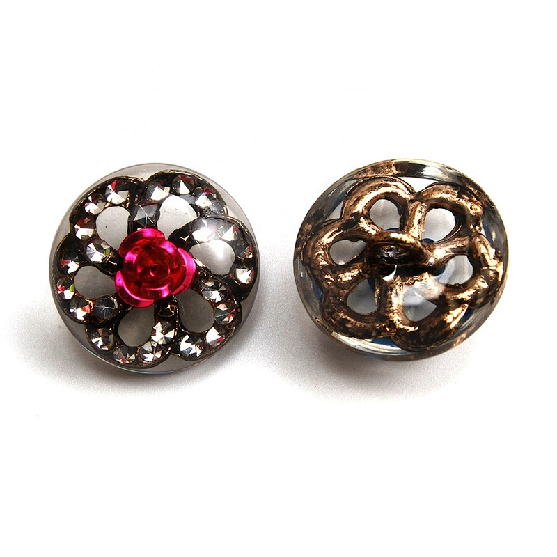 Coat buttons ,European and American style clothing rhinestone buttons crystal pearl clothing accessories wholesale butt,