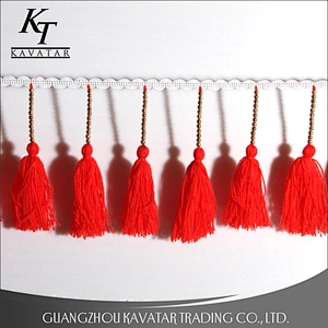 Fashion fancy long tassels trim decoration for dresses,clothing,curtain