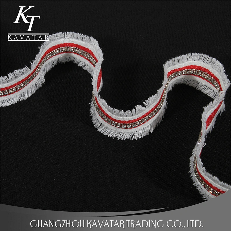 Wholesale hot selling braided trim with nylon tape for garments