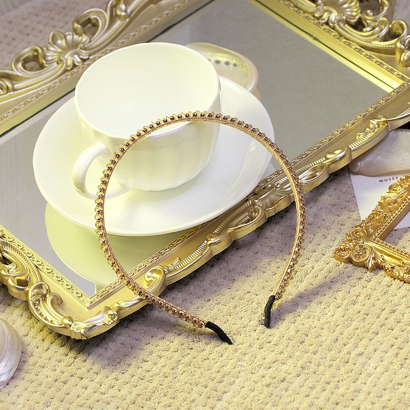 Headbands for women 2020 Korean baroque diamond flower hair band web celebrity street beat hair band