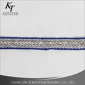 Kavatar Unique Polyester Decoration Crystal Beaded Trim