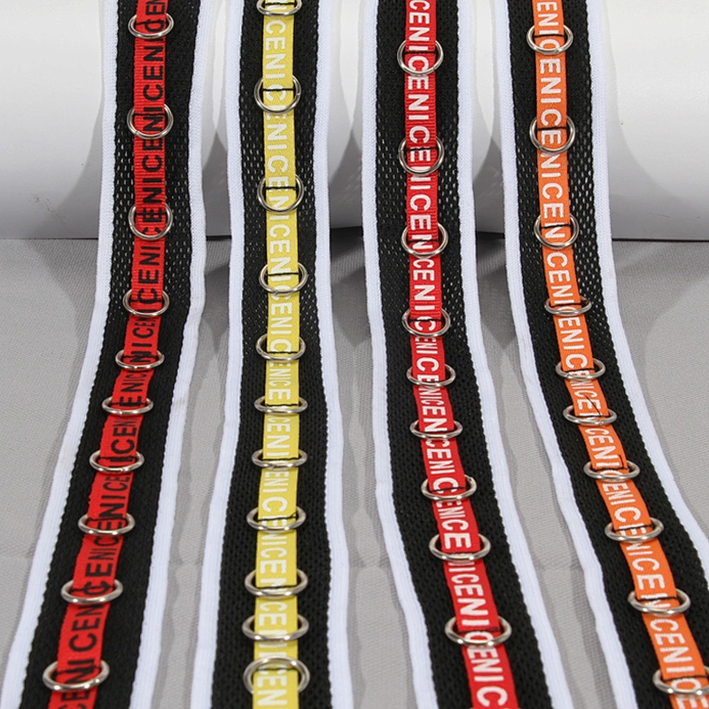 New item design Copper ring lace trim tape for women clothing decoration