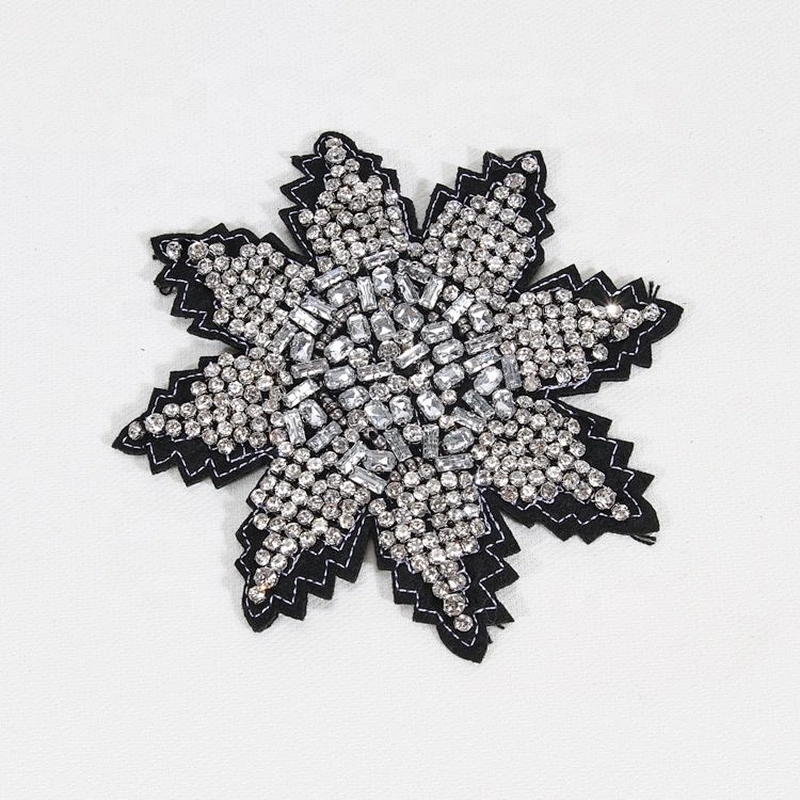Fashion jeans embroidery designs rhinestone embroidery for garment