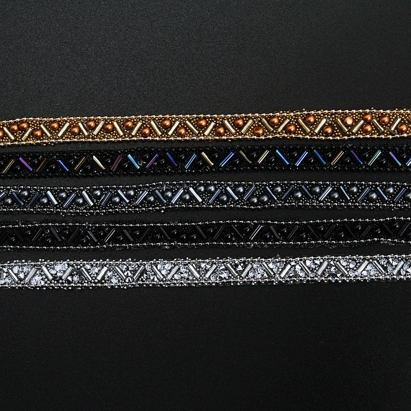 Kavatar Wholesale Hotfix Trim Trim Fringe For Dresses DIY Garment Accessory Iron on Trims