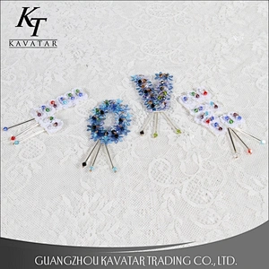 Letter Love Sequin Flower Patches For Clothing
