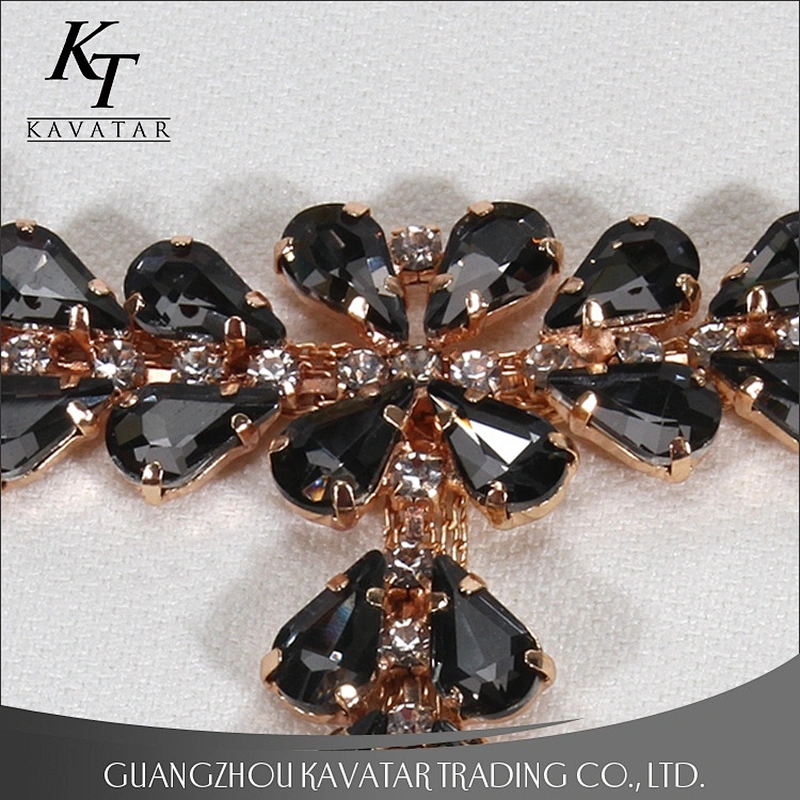 Hot Sell Custom Crystal Chain Shoes Accessories For Women