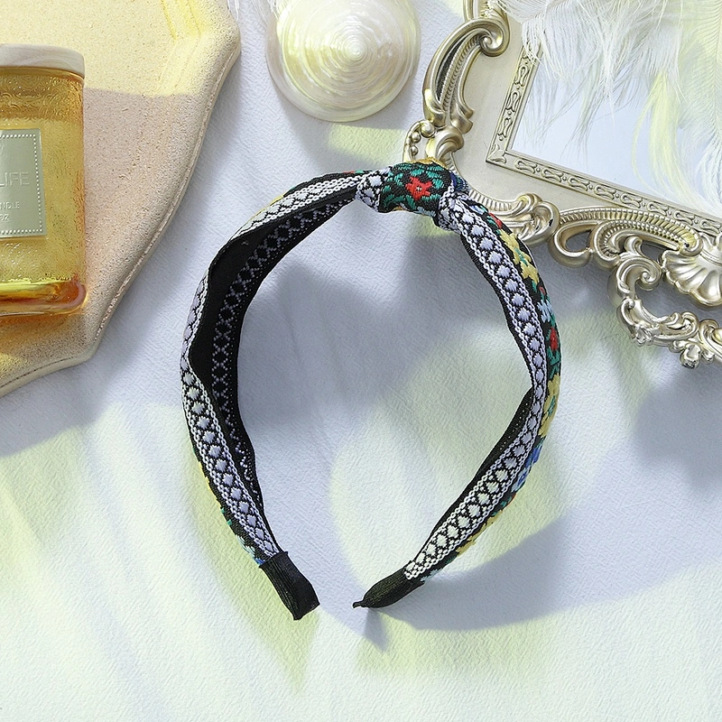 Fashion headbands 2020 Euramerican style Korean retro Chinese style national style wide edge hair band  girls headbands