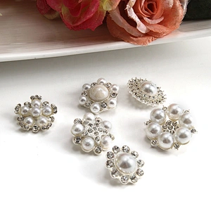 Coat buttons ,dress buttons,New rhinestone buttons crystal pearl clothing diamond buttons,
