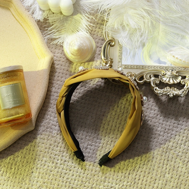 Wholesale Custom beads Rhinestone pearl headband bride  hair band party girl hairband hair accessories women headbands