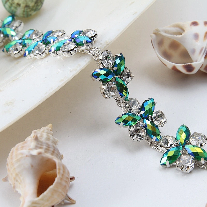 Kavatar rhinestone chain crystal rhinestone chain trim