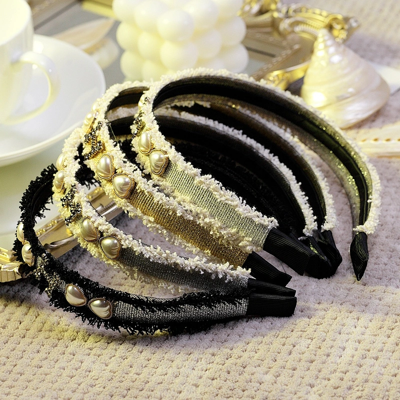 South Korean girl sweet headband simple fashion adult hair clip hair hoop web celebrity hairband women headbands