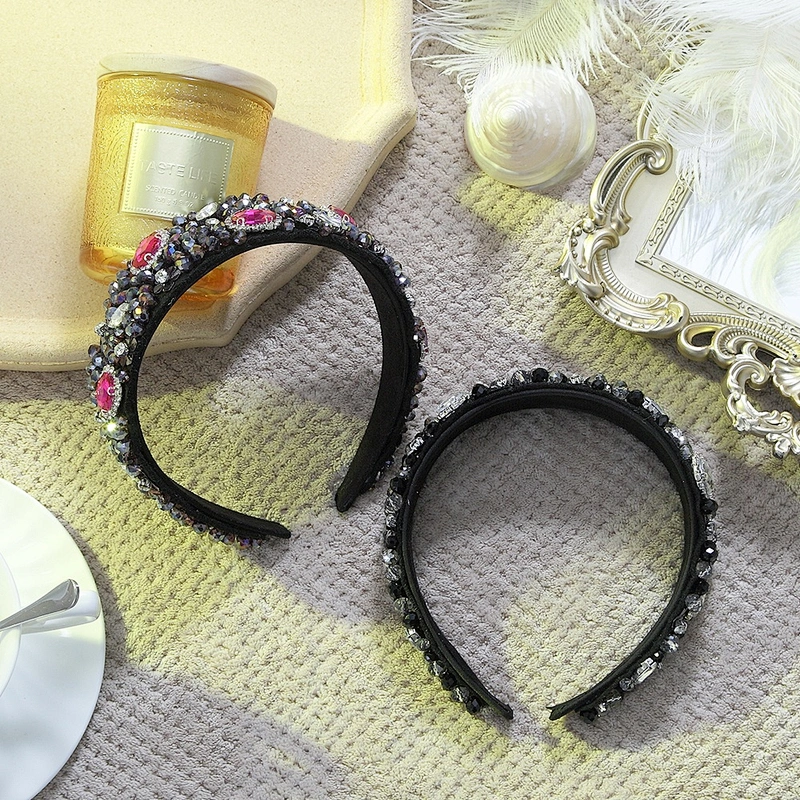 Headband girls go out with a lot of fun  hairbands for women headband  designer rhinestone headbands