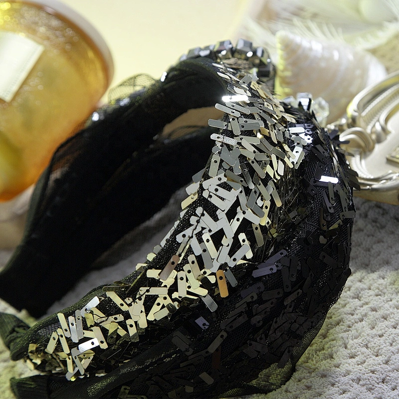 wholesale rhinestone hair trim girl party Bow hair hoop accessories women headbands Fashion designer hair headband