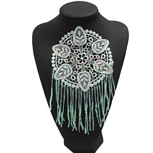 wholesale water - soluble bead embroidery clothing accessories lace embroidery fabric sequins decoration lace
