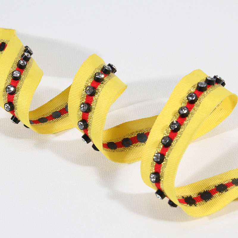 New beads tape trim for decorative garment