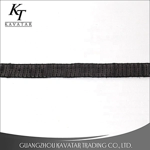 Wholesale Custom High Quality Exquisite Sequin Appliques Ribbon