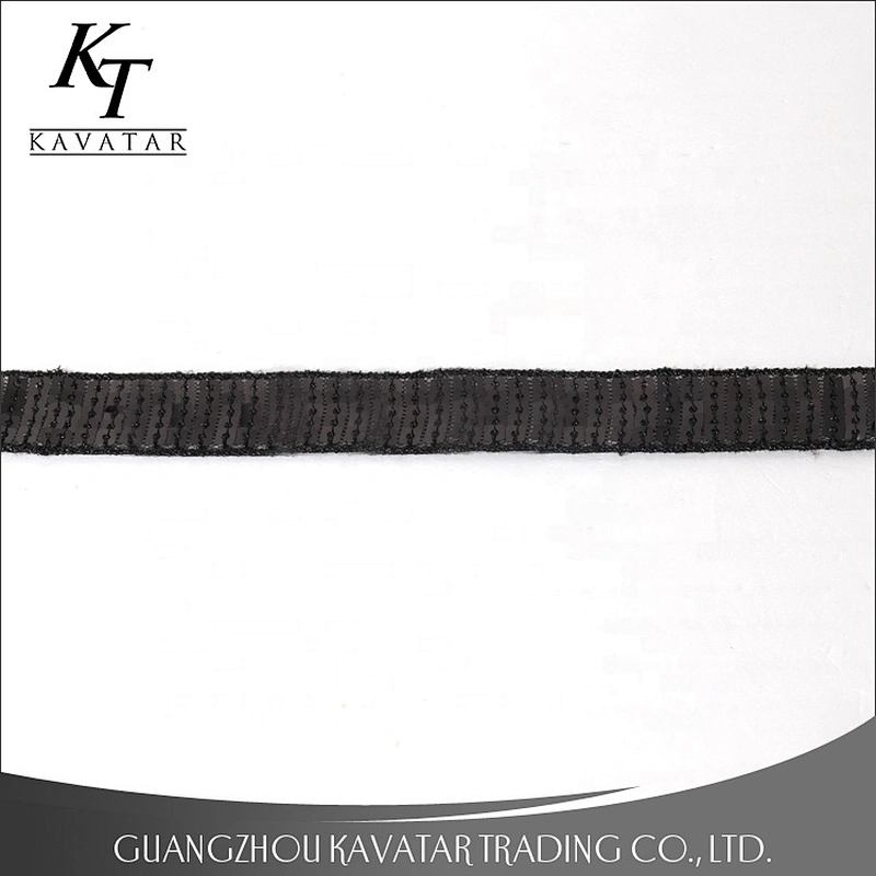 Wholesale Custom High Quality Exquisite Sequin Appliques Ribbon