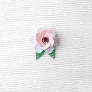 Handmade 3D Sequin Flower For Clothing Accessories