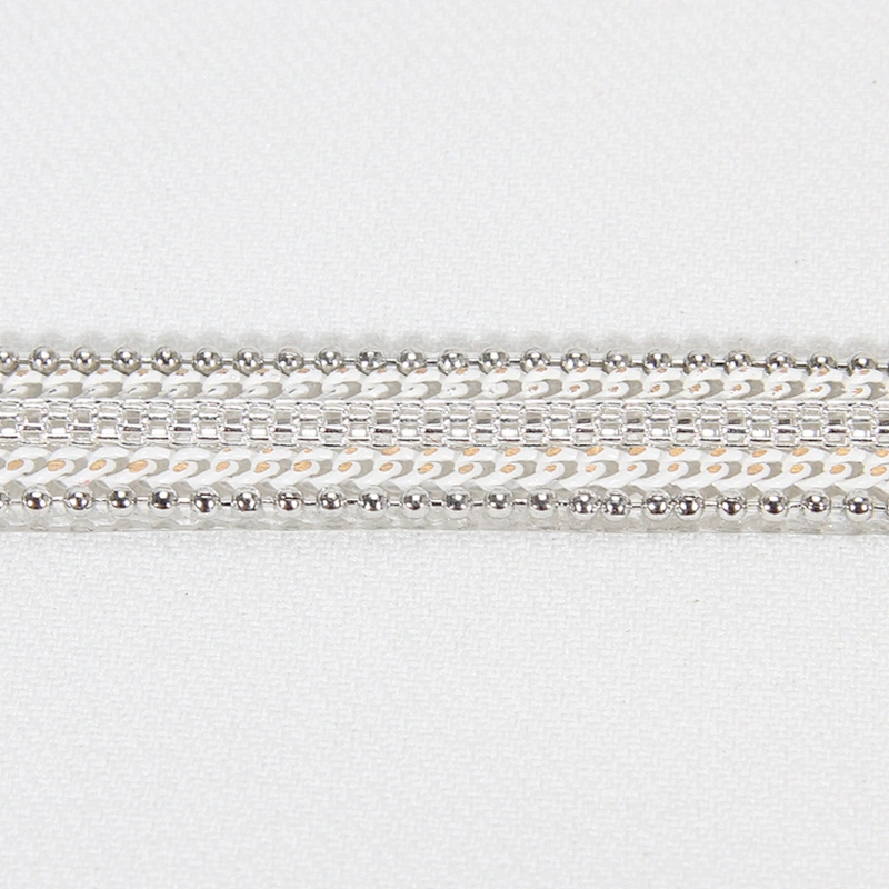 Stoke Crystal Chained Hot Fix Rhinestone Trimming with Accessories Beads