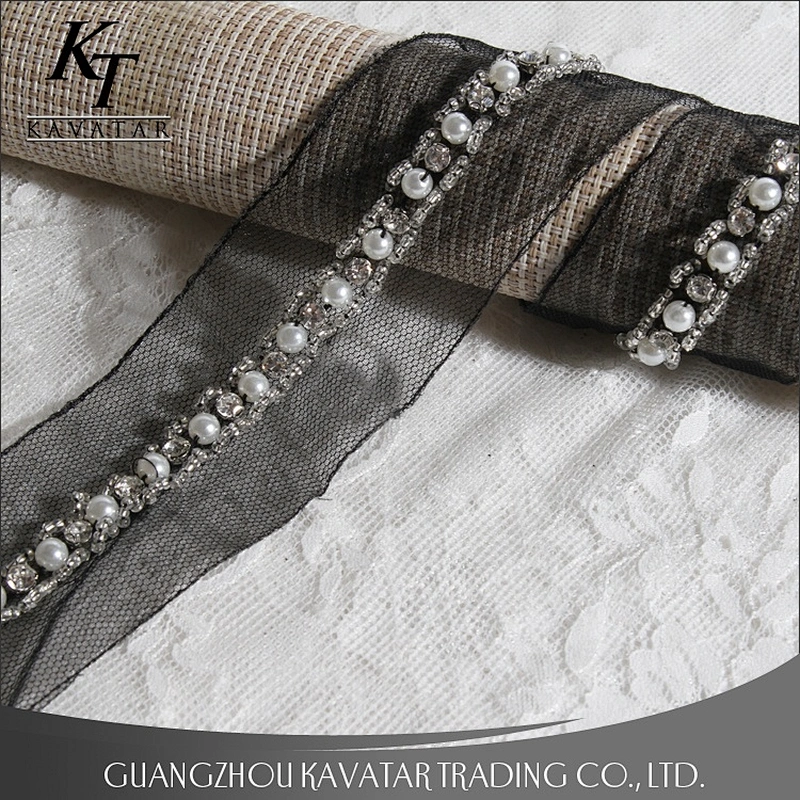 Wholesale 5cm Wide Beaded Tape Diy Wedding Decoration Materials Lace Trim