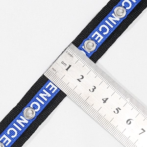 New arrival stripe Copper eyelet lace decorative ribbon wholesale