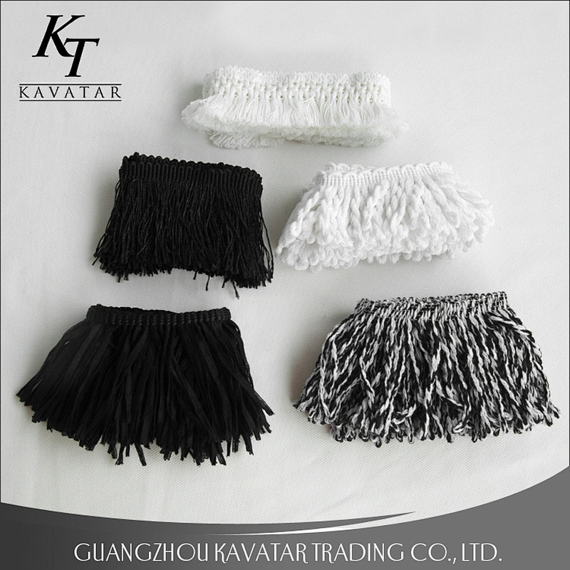 Custom various styles cotton tassel fringe trim in Kavatar