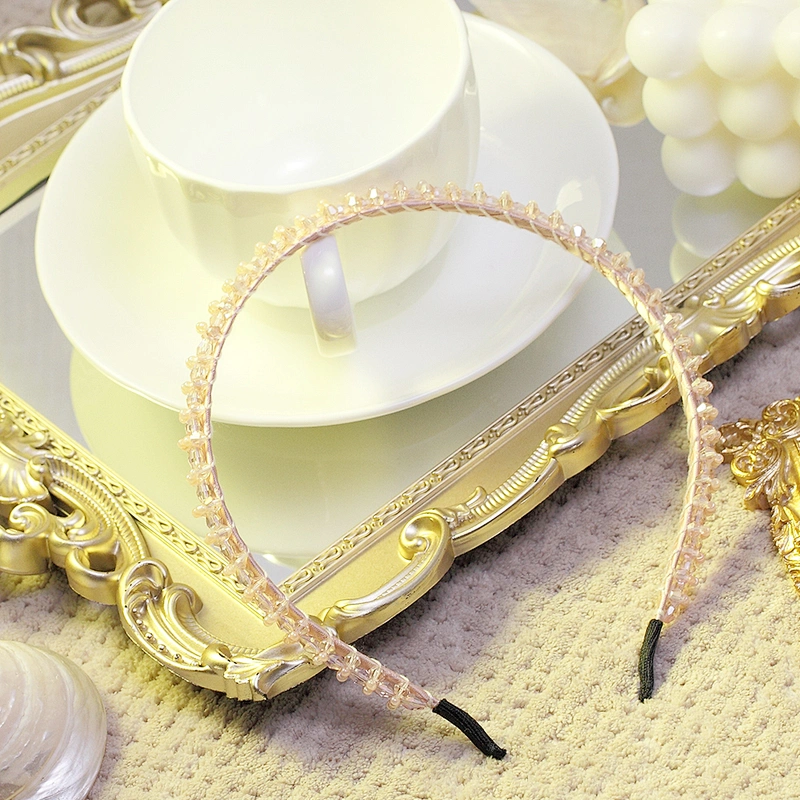 Korean baroque diamond flower hair band web celebrity street beat hair band Headbands for women 2020