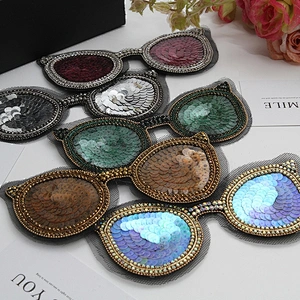 DIY Handbag Backpack Jacket Shirts Rhinestones Sunglasses Hotfix Designer Shades Glasses Patch Fashion Patch