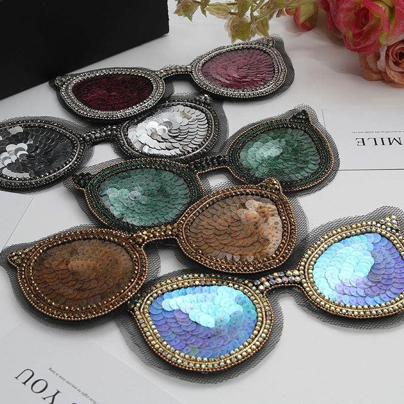 DIY Handbag Backpack Jacket Shirts Rhinestones Sunglasses Hotfix Designer Shades Glasses Patch Fashion Patch