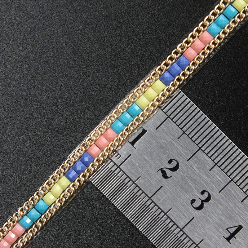 Kavatar Wholesale Hotfix Trim Cube Colors Design Fashion color and design easy transfer For Clothing Iron on Trims