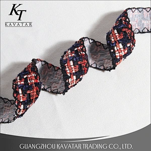 Factory directly sale dacron ribbon embroidery tape