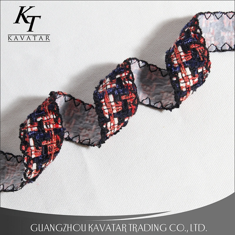 Factory directly sale dacron ribbon embroidery tape