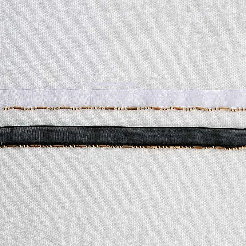 Double Color 1.1 CM Lace Trimming Exquisite Design Band
