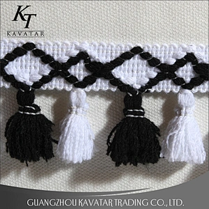 Kavatar Popular High Quality Tassel Fringe Trims For Bags