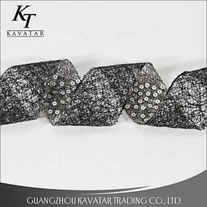 Cheap kavatar Sequins Garment Tapes Lace Trim Tibbon