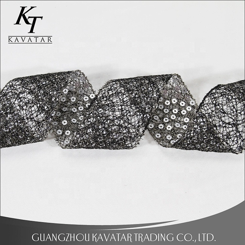 Cheap kavatar Sequins Garment Tapes Lace Trim Tibbon