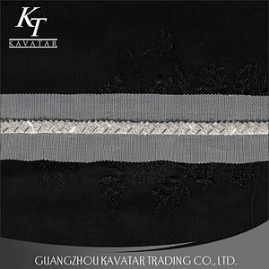 New Style Embroidery Mesh Beaded Lace Trims