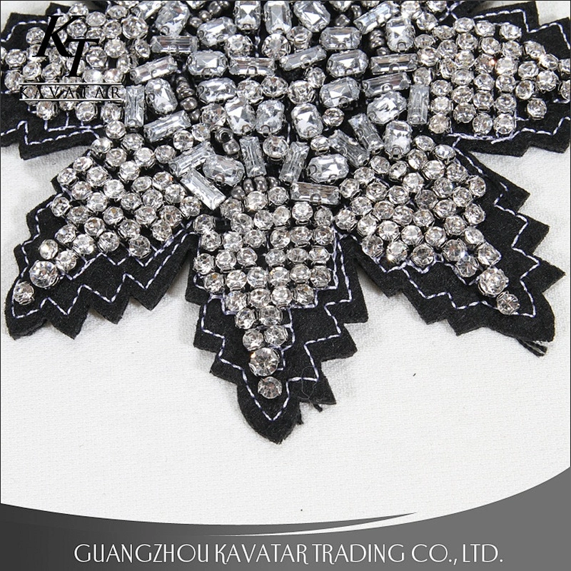Fashion jeans embroidery designs rhinestone embroidery for garment