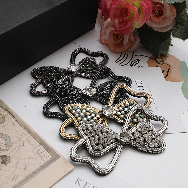 Patch star applique 3d rhinestones patches Sew on patches custom Tie for clothing cowboy clothing