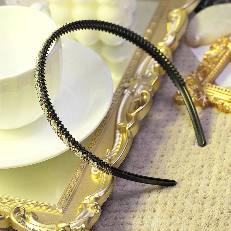 Headbandfemale simple solid color splice color simple wind lady headband, hair band