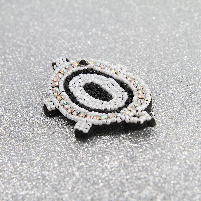 Kavatar  mesh cheap custom patches beaded patch rhinestone beaded patches fashion  for clothes